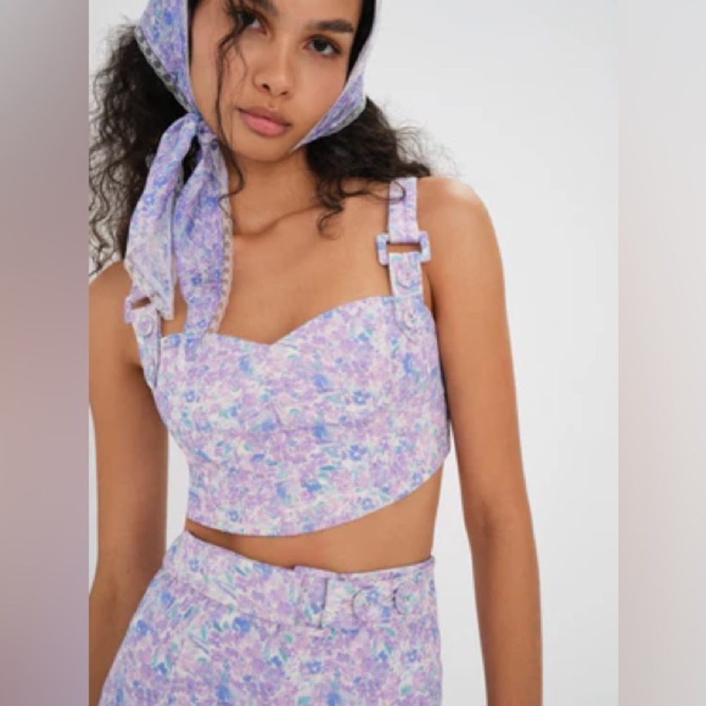 NWT For Love & Lemons set. Size small in top and skirt. Never worn!